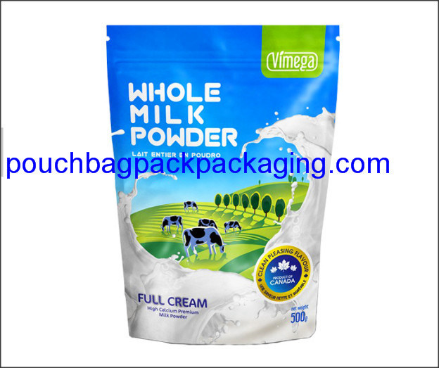Stand up pouch, Aluminum stand up pack bag, doypack for milk powder 500g dostawca