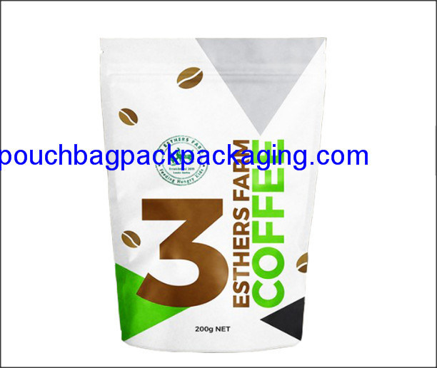 Stand up pouch, zip lock, zipper doypack, sand up bag for coffee 200g 100g dostawca