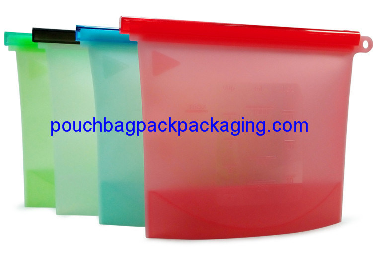 Reusable Silicone Food Storage Bag Food Grade Vegetable Storage Bag dostawca
