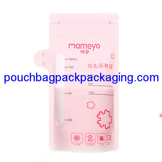 120ml breast milk storage bag 90 x 150 + 60 mm, food grade breast milk pouch bag dostawca