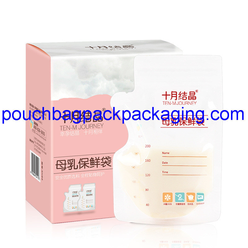 Breast milk storage bag condensed milk packaging for fresh soy milk supplier dostawca